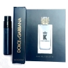 Chatler Dolce Men Castle - Eau de Parfum fur Herren 100 ml, Probe K by Dolce Gabbana EDT 1 ml