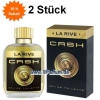 La Rive Cash Men - Eau de Toilette fur Herren 100 ml, 2 Stuck