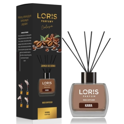 Loris Coffee - Raumduft, Aroma Diffusor mit Stabchen 120 ml