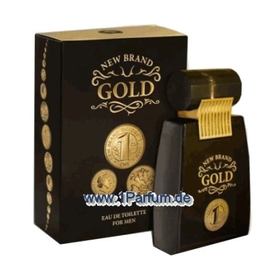 New Brand Gold For Men - Eau de Toilette fur Herren 100 ml