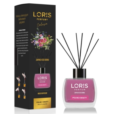 Loris Wilde Blumen - Raumduft, Aroma Diffusor mit Stabchen 120 ml