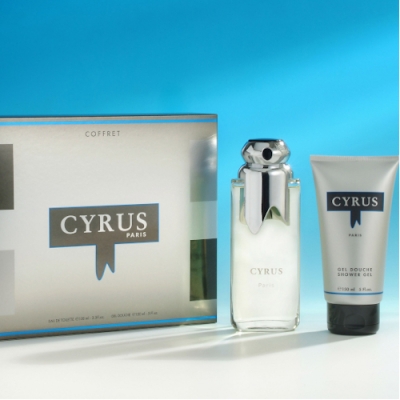 Paris Bleu Cyrus - Set fur Herren, Eau de Toilette, Duschgel