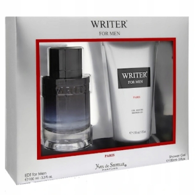 Paris Bleu Yves De Sistelle Writer - Set fur Herren, Eau de Toilette, Showergel