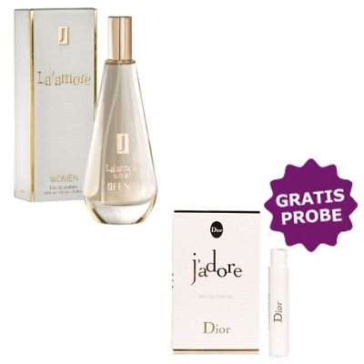 JFenzi La Amore - Eau de Parfum 100 ml, Probe Dior Jadore