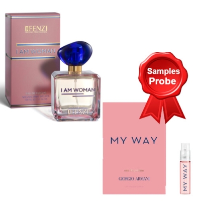 JFenzi I Am Woman - Eau de Parfum 100 ml, Probe Armani My Way