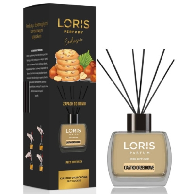 Loris Nusskeks - Raumduft, Aroma Diffusor mit Stabchen 120 ml