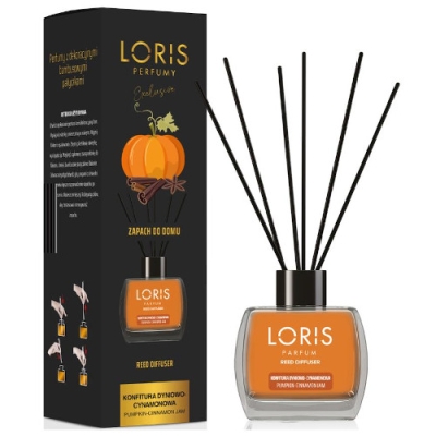 Loris Kürbis-Zimt-Marmelade - Raumduft, Aroma Diffusor mit Stabchen 120 ml