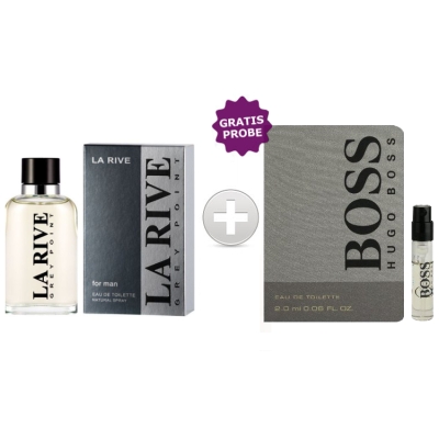 La Rive Grey Point - Eau de Toilette 100 ml, Probe Hugo Boss Bottled