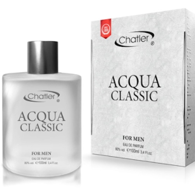 Chatler Acqua Classic Men - Aktions-Set, Eau de Parfum 100 ml + Eau de Parfum 30 ml