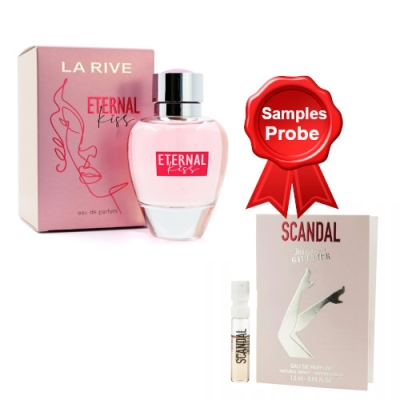 La Rive Eternal Kiss - Eau de Parfum 90 ml, Probe Jean Paul Gaultier Scandal