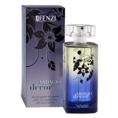 JFenzi Ardagio Decor Women - Eau de Parfum fur Damen 100 ml, Probe Armani Code Woman EDP 1,2 ml