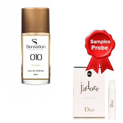 Sensation No.010 - Eau de Parfum fur Damen 36 ml, Probe Dior Jadore