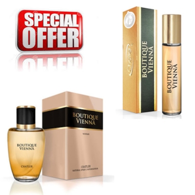 Chatler Boutique Vienna - Aktions-Set, Eau de Parfum 100 ml + Eau de Parfum 30 ml