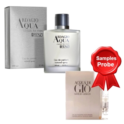 JFenzi Ardagio Aqua Classic - Eau de Parfum 100 ml, Probe Armani Acqua Di Gio