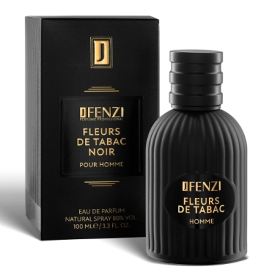 JFenzi Fleurs De Tabac Noir Homme - Eau de Parfum fur Herren 100 ml