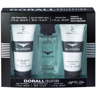 Dorall Islanders - Set fur Manner, Eau de Toilette, Rasierbalsam, Duschgel