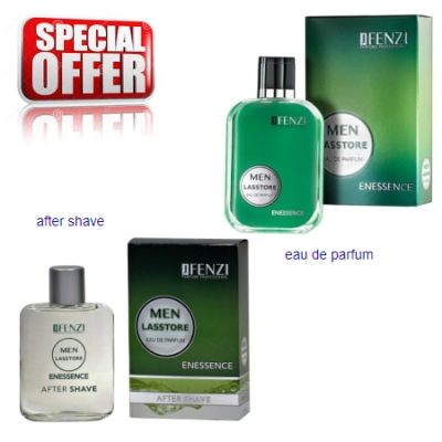 JFenzi Lasstore Enessence Men - Aktions-Set, Eau de Parfum 100 ml, Aftershave 100 ml