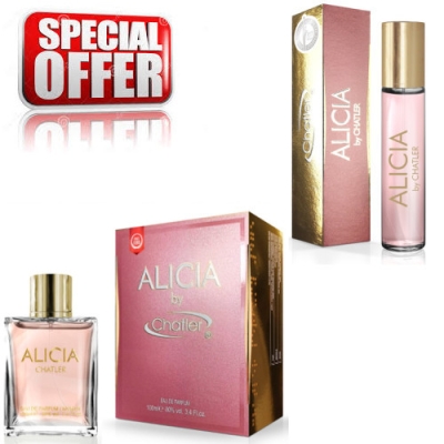 Alicia by Chatler - Aktions Set, Eau de Parfum 100 ml + Eau de Parfum 30 ml