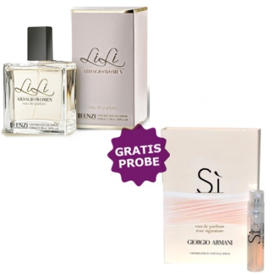 JFenzi Lili Ardagio - Eau de Parfum 100 ml, Probe Giorgio Armani Si