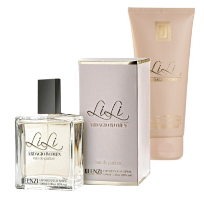 JFenzi Lili Ardagio - Aktions-Set fur Damen, Eau de Parfum 100 ml, Körperlotion 200 ml