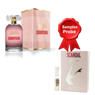 Chatler Candygirl - Eau de Parfum 100 ml, Probe Jean Paul Gaultier Scandal