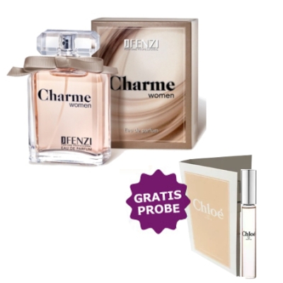 JFenzi Charme - Eau de Parfum 100 ml, Probe Chloe Eau de Toilette