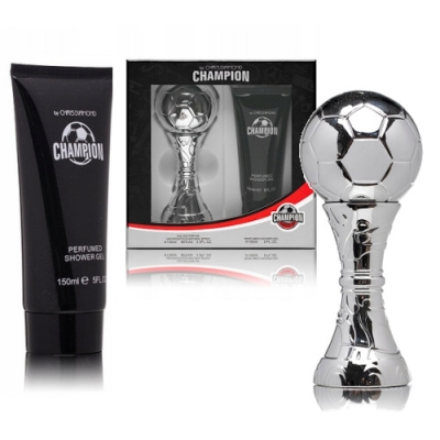 Chris Diamond Champion Silver - Geschenkset für Männer, Eau de Parfum 100 ml, Duschgel 150 ml