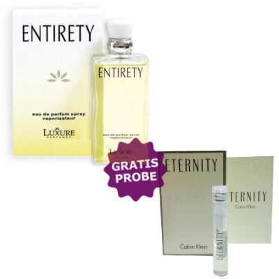 Luxure Entirety - Eau de Parfum 100 ml, Probe Calvin Klein Eternity Woman