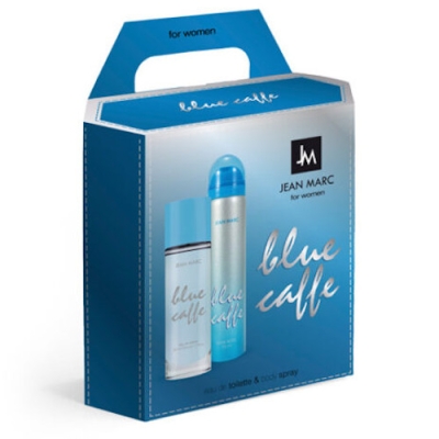 Jean Marc Blue Caffe - Set, Eau de Toilette, Deodorant